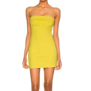 Superdown anabelle strapless mini dress